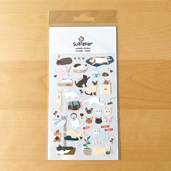 Suatelier貼紙—Meow