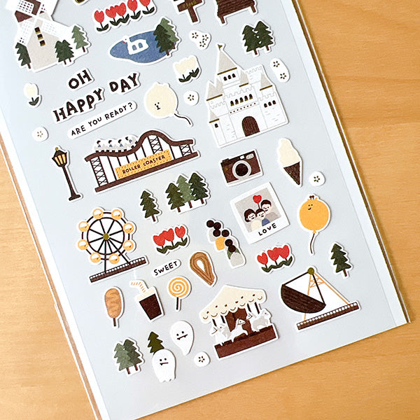 Suatelier貼紙—Oh Happy Day