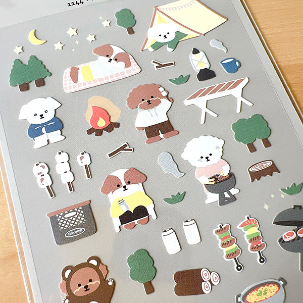 Suatelier貼紙—Let's Go Camping