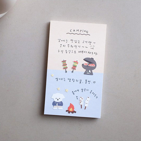 Suatelier貼紙—Let's Go Camping