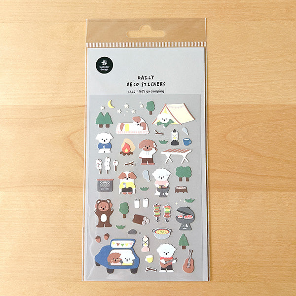Suatelier貼紙—Let's Go Camping