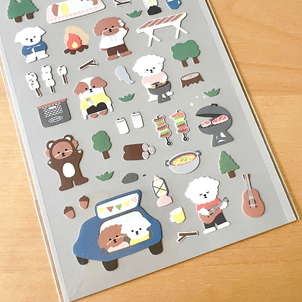 Suatelier貼紙—Let's Go Camping