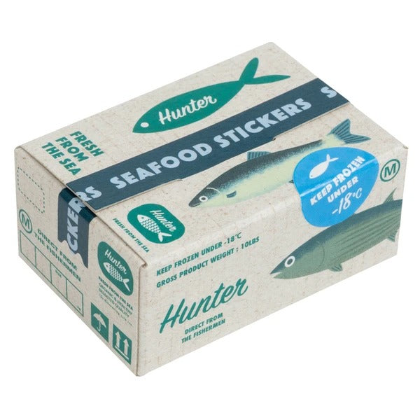 Greeting Life迷你紙箱貼紙—海鮮類 (40枚)