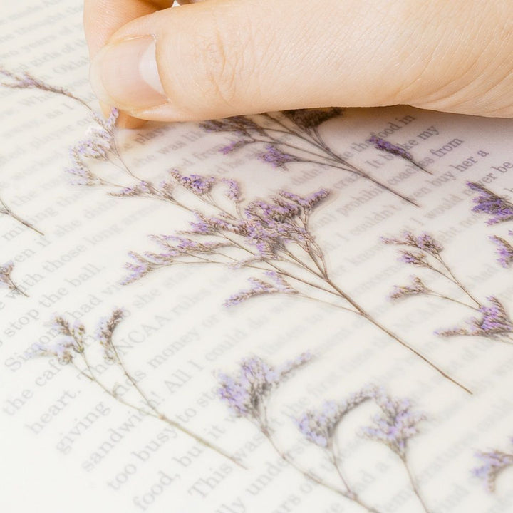 Appree仿真押花貼紙—Misty Blue