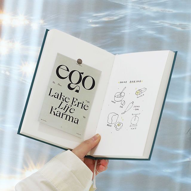 韓國Indigo PRISM 280頁B6精裝無地筆記本—3色可選