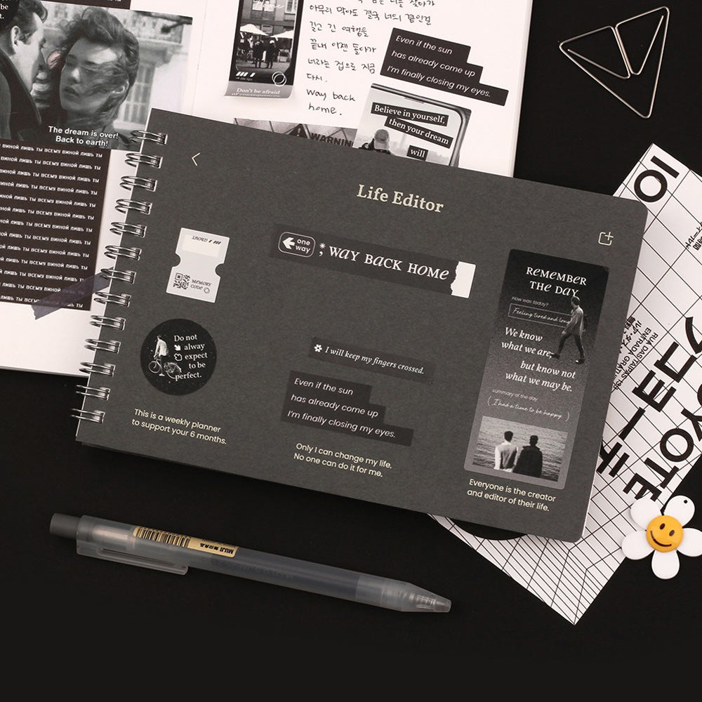 Life Editor無時效半年手帳 (共4色可選)
