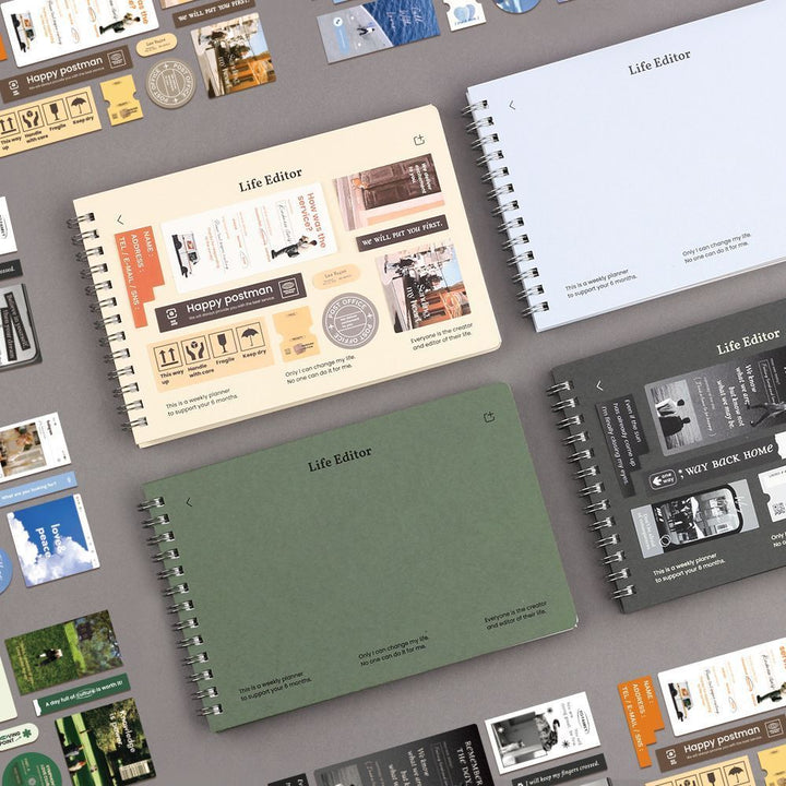 Life Editor無時效半年手帳 (共4色可選)
