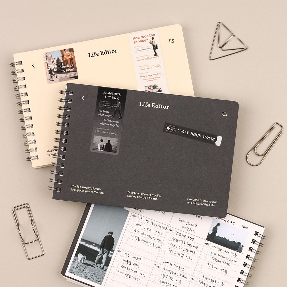 Life Editor無時效半年手帳 (共4色可選)