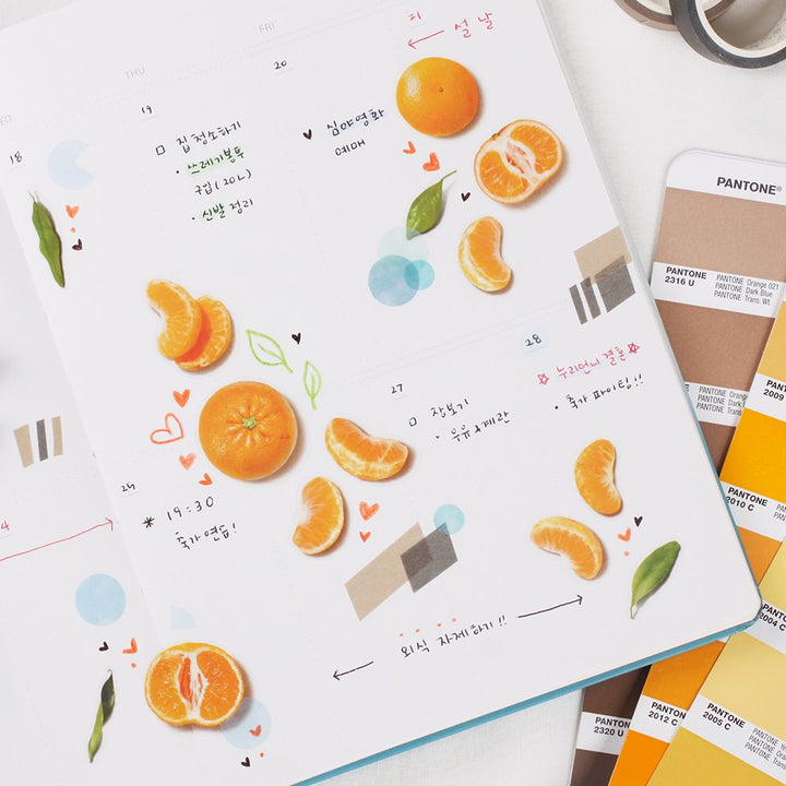 韓國Appree寫實風水果貼紙—柑橘