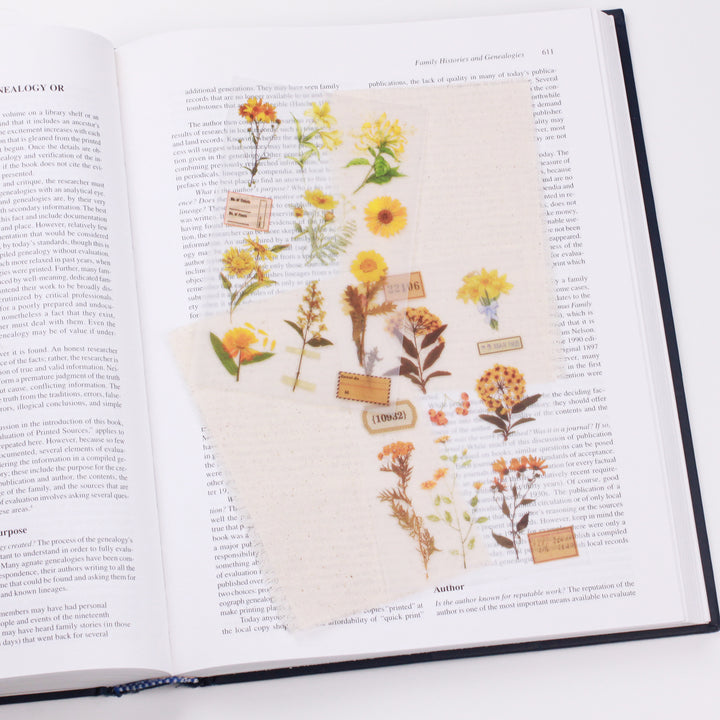 Appree轉印貼紙—Botanical Yellow