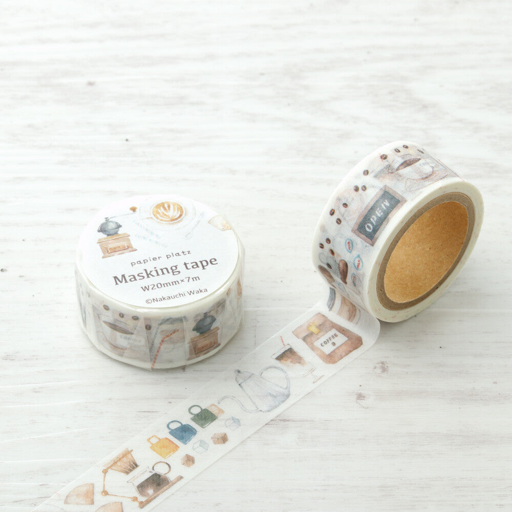 Papier Platz x Nakauchi Waka紙膠帶—咖啡生活