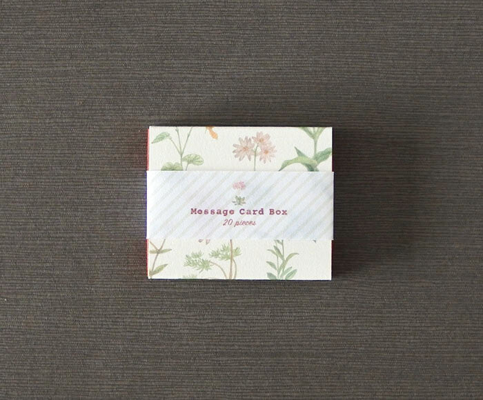 Mocolier圖鑑風留言卡—高山植物 (小,共20張)