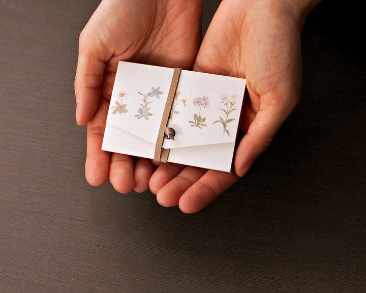 Mocolier圖鑑風留言卡—高山植物 (大,共12張)