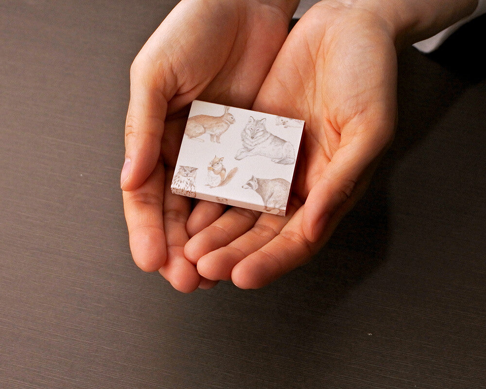 Mocolier圖鑑風留言卡—森林動物 (小,共20張)