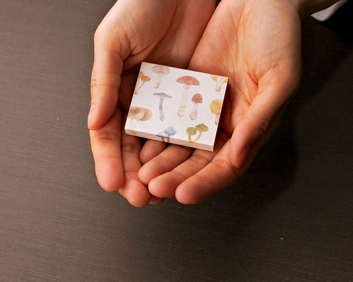 Mocolier圖鑑風留言卡—蘑菇 (小,共20張)