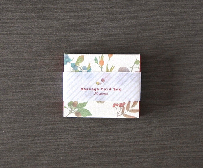 Mocolier圖鑑風留言卡—果實 (小,共20張)