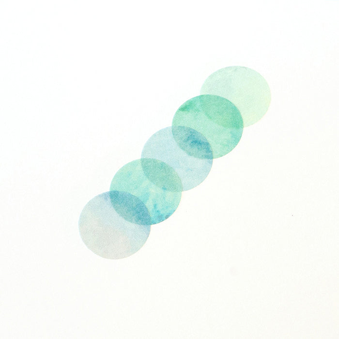 半透明圓點貼紙—Noon Sea v.2 (一包六張)