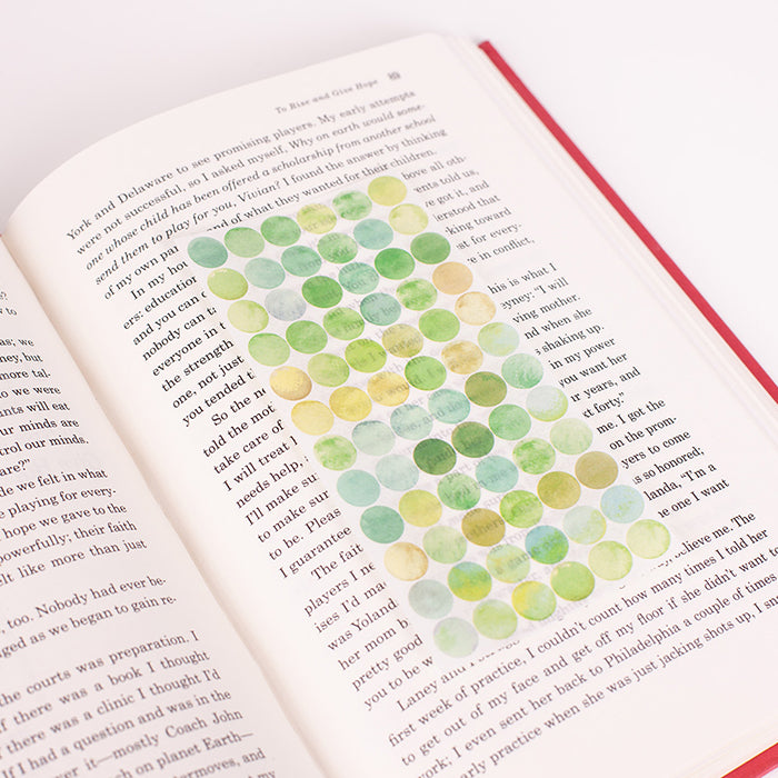 半透明圓點貼紙—Day Sea v.2 (一包六張)