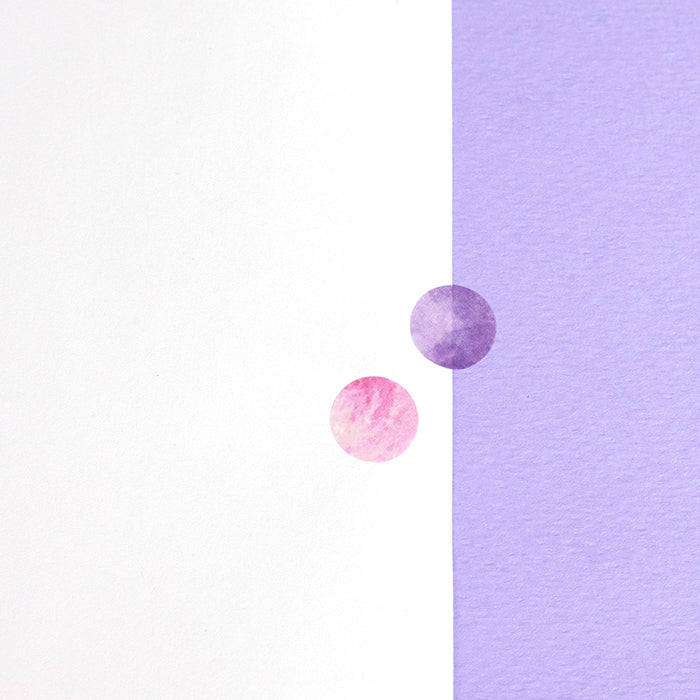 半透明圓點貼紙—Sunset Sea v.2 (一包六張)