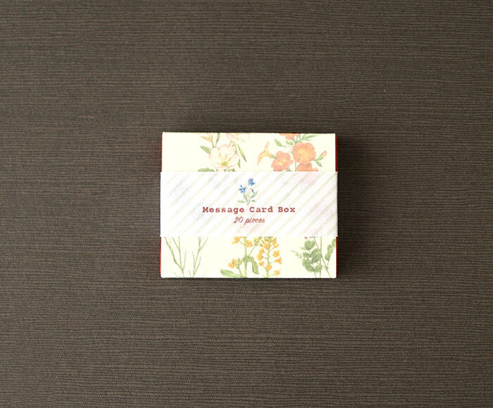 Mocolier圖鑑風留言卡—野花 (小,共20張)