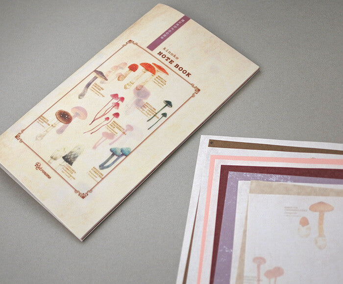 Mocolier蘑菇圖案筆記本