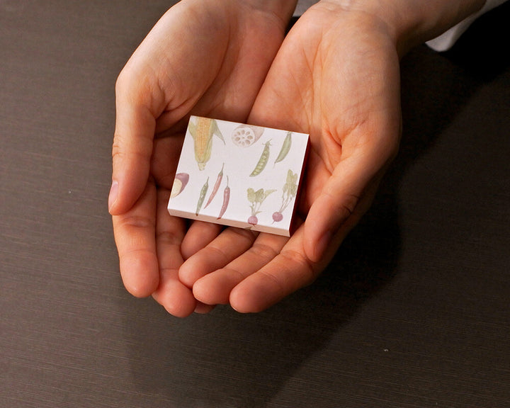 Mocolier圖鑑風留言卡—蔬菜 (小,共20張)