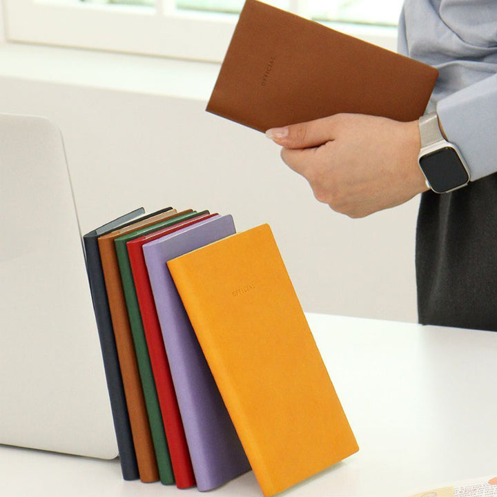 韓國Indigo Official Slim Line Note橫間筆記本 (6色可選)