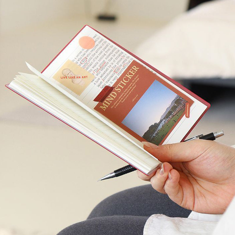 韓國Indigo Official Slim Line Note橫間筆記本 (6色可選)