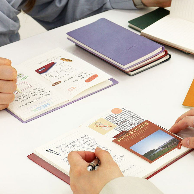 韓國Indigo Official Slim Line Note橫間筆記本 (6色可選)