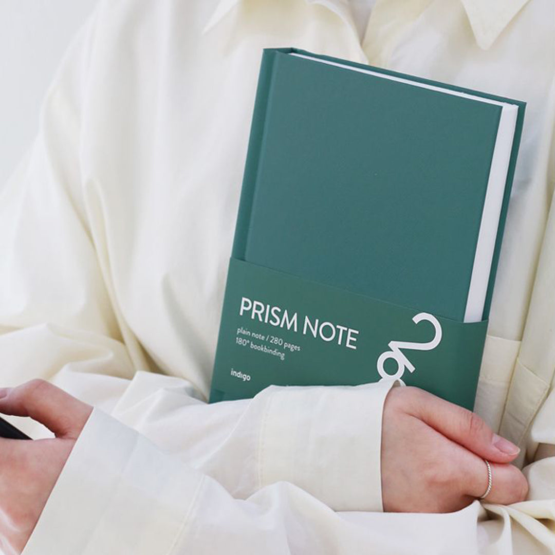 韓國Indigo PRISM 280頁B6精裝無地筆記本—3色可選