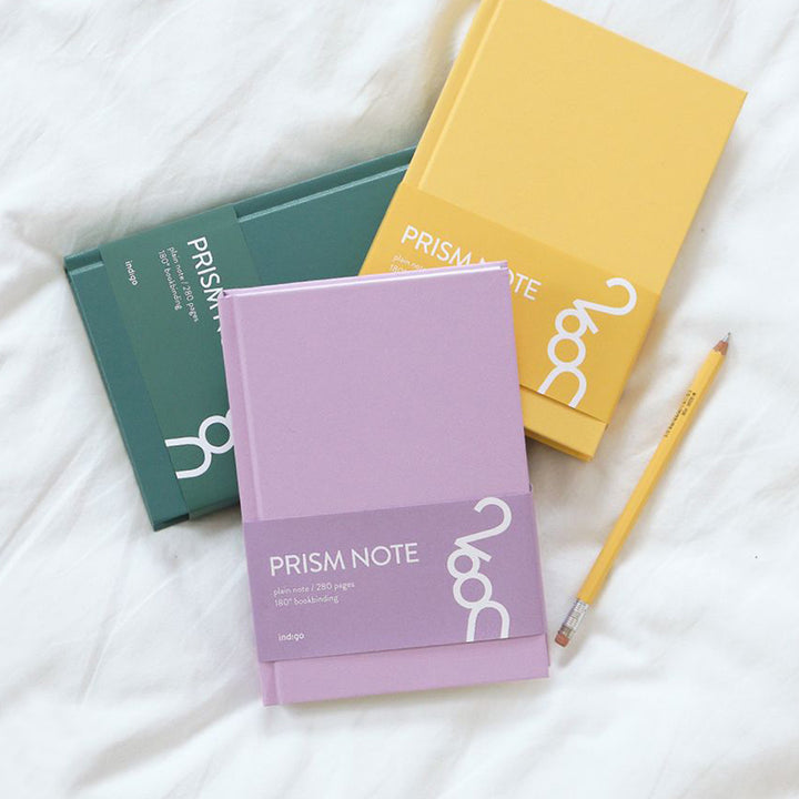 韓國Indigo PRISM 280頁B6精裝無地筆記本—3色可選