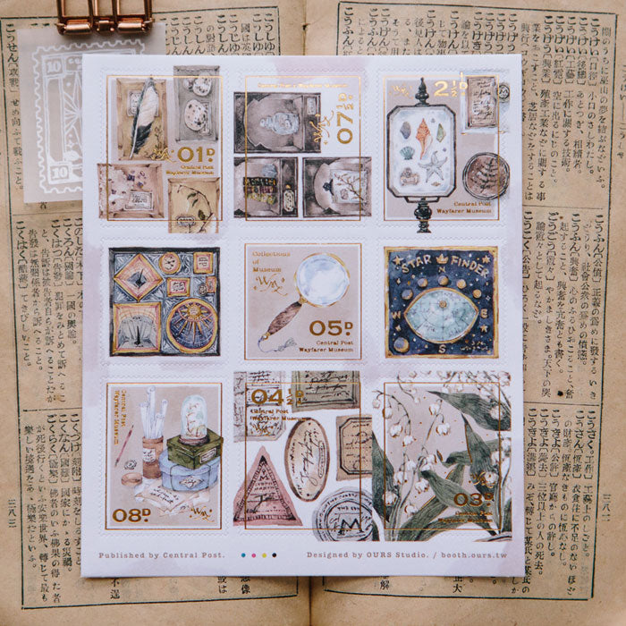 OURS森林好朋友—新博物館藏 郵票貼紙
