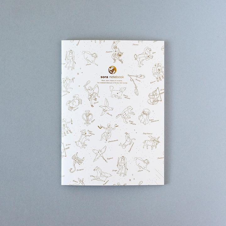 暦生活Sora A5星座 x 月亮筆記本—白色