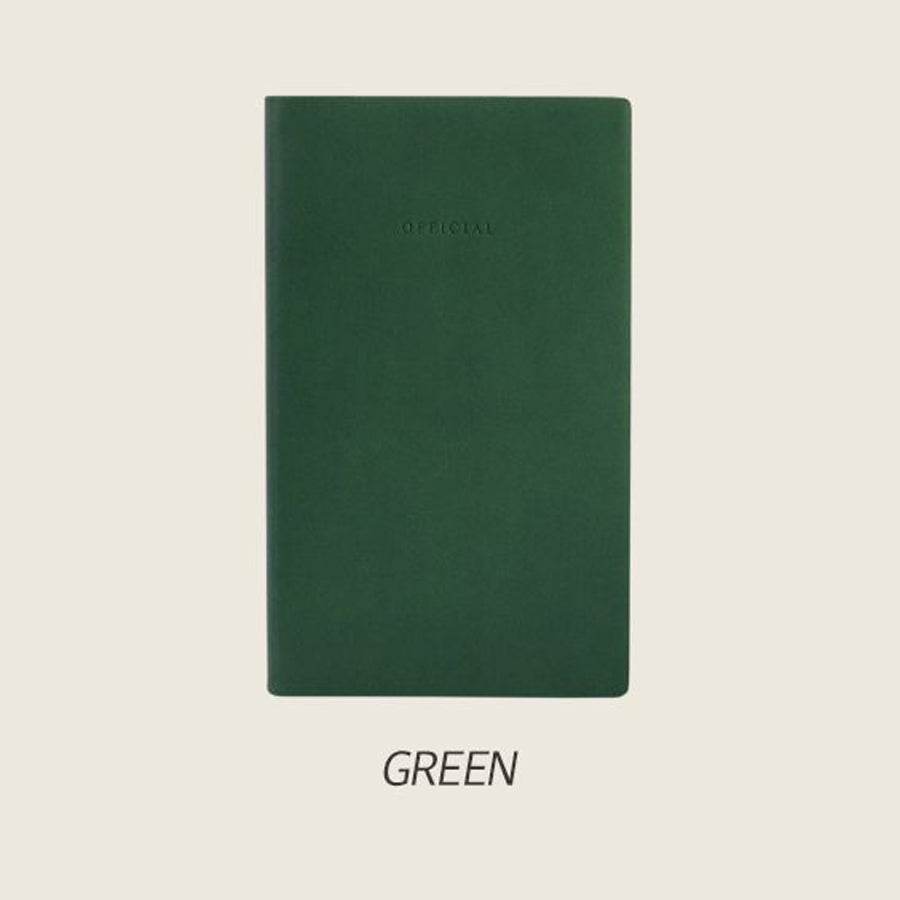 韓國Indigo Official Slim Line Note橫間筆記本 (6色可選)