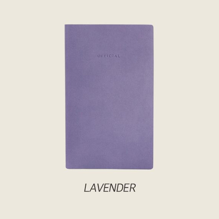 韓國Indigo Official Slim Line Note橫間筆記本 (6色可選)