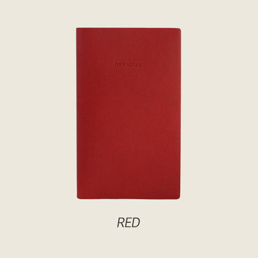 韓國Indigo Official Slim Line Note橫間筆記本 (6色可選)