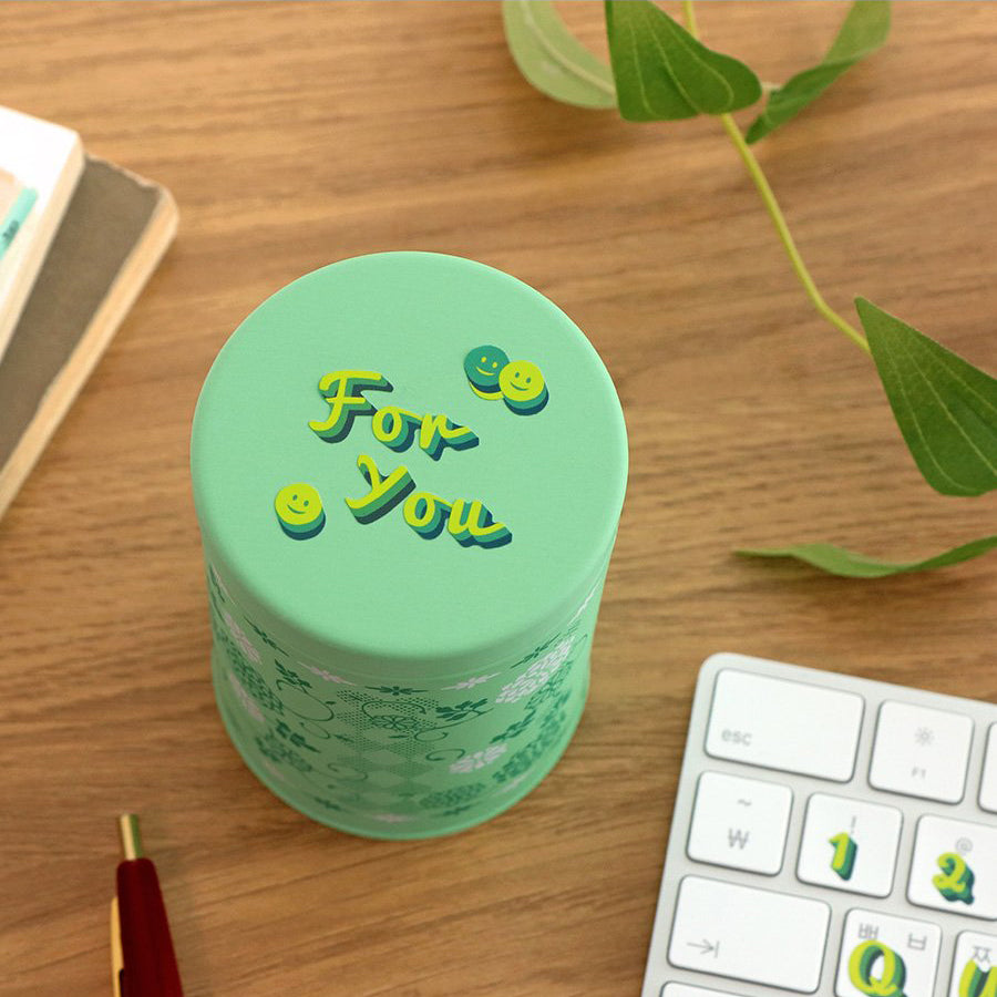 韓國Iconic雙色潦草字母+數字貼紙 (10張)