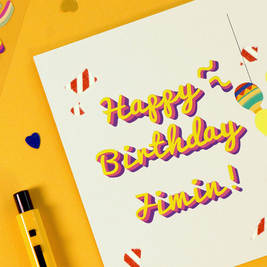 韓國Iconic雙色潦草字母+數字貼紙 (10張)