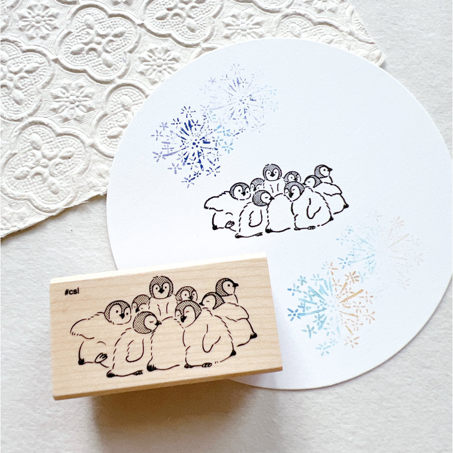 KODOMO NO KAO I Love Stamp印章—企鵝
