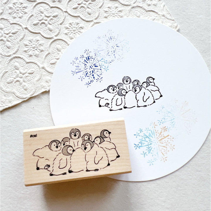 KODOMO NO KAO I Love Stamp印章—企鵝