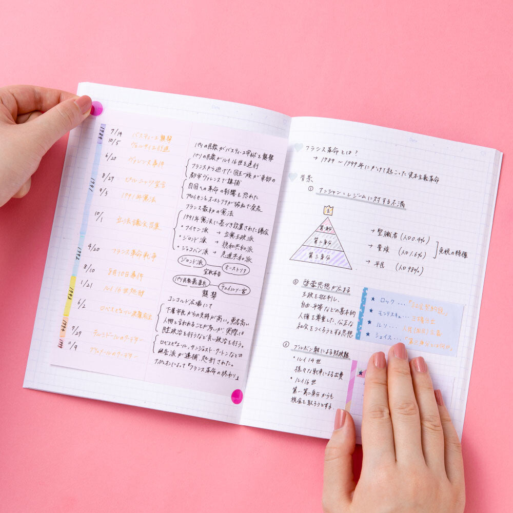 IROHA SWITCH便條紙—橫線分隔+點陣