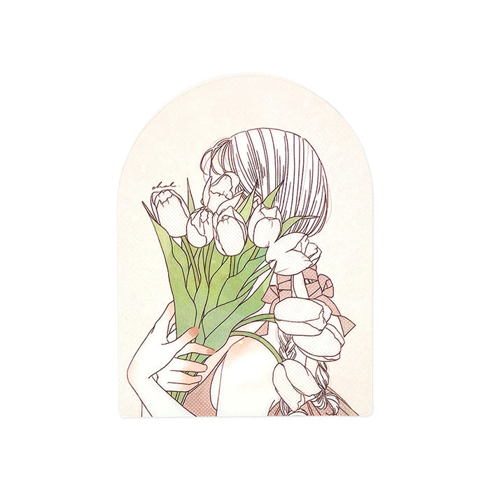 Frontier x 大島悠 貼紙—Tulip