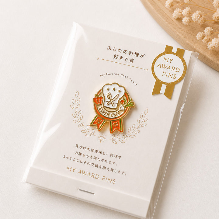IROHA MY AWARD PIN 感謝襟章—CHEF