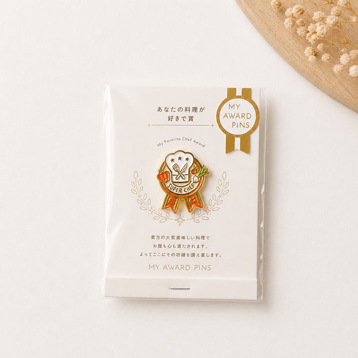 IROHA MY AWARD PIN 感謝襟章—CHEF
