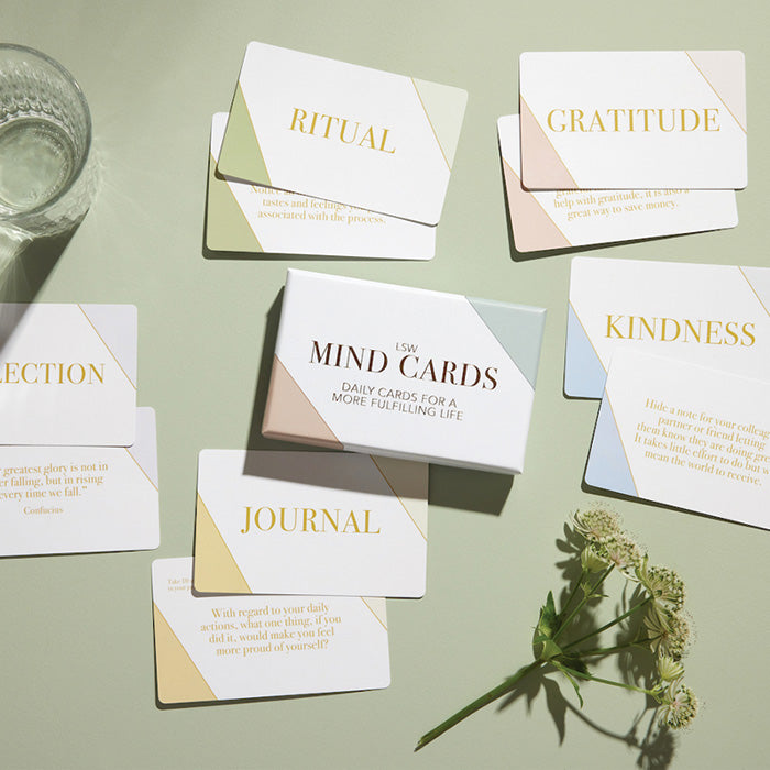 Mind Cards: Wellbeing Cards, Self Care And Wellness Gift