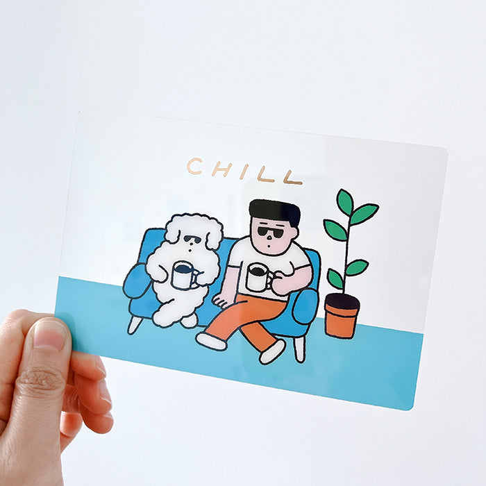 Frontier x Okuta 透明明信片