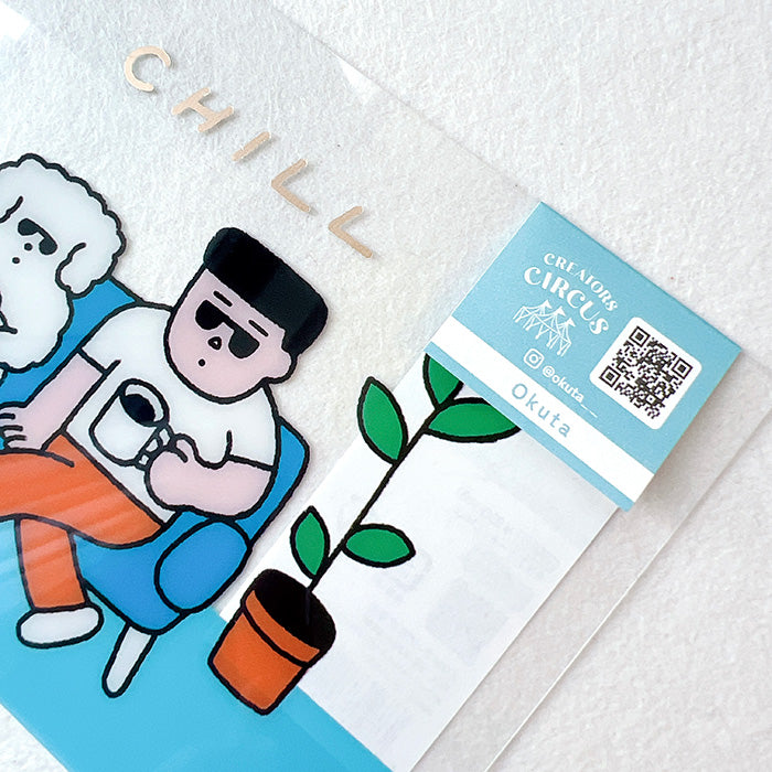 Frontier x Okuta 透明明信片