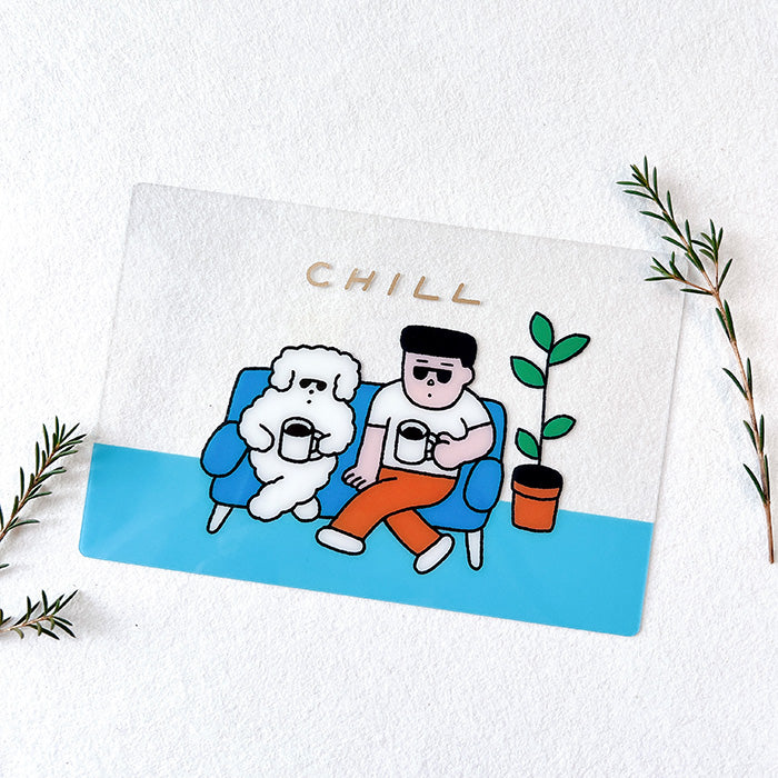 Frontier x Okuta 透明明信片