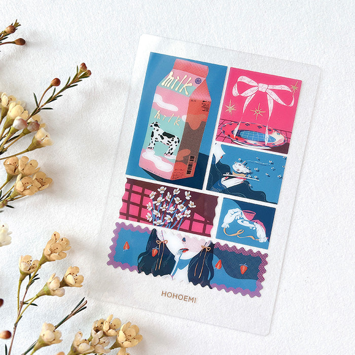 Frontier x HOHOEMI 透明明信片