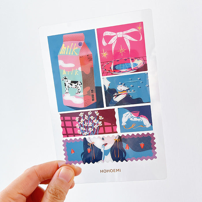 Frontier x HOHOEMI 透明明信片